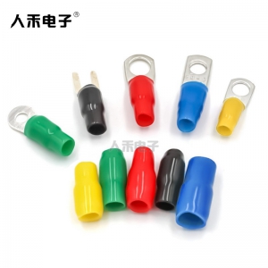 V型線束冷壓端子護套 接線端子絕緣護套生産定制